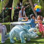 Triceratops și Brontosaurus gonflabil 48594 - imagine 2