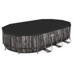 Bestway Piscină Power Steel Oval 5611RBW - imagine 4
