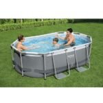 Bestway Piscină Power Steel Oval 5614ABW - imagine 2