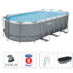 Bestway Piscină Power Steel Oval 56710BW