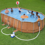 Bestway Piscină Power Steel Oval 56719BW - imagine 2