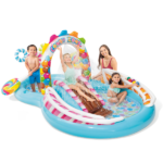 Centrul de joc gonflabil cu topogan si bazin 57149 - imagine 2