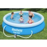 Bestway Piscină gonflabilă Fast Set cu pompă de filtrare 57274BW - imagine 2