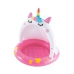 Piscină gonflabilă pentru copii cu baldachin „Unicorn” 58438 - imagine 2