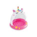 Piscină gonflabilă pentru copii cu baldachin „Unicorn” 58438