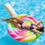 Plută-saltea gonflabilă “Acadea curcubeu” 58753 - imagine 2