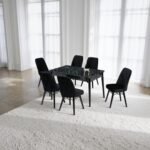 Set masă extensibilă cu 6 scaune: MDF 601 - imagine 2