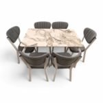 Set masă cu 6 scaune: SEM005