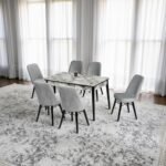 Set masă extensibilă cu 6 scaune: MDF 620 - imagine 2