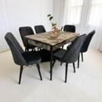 Set masă extensibilă cu 6 scaune: MDF 621 - imagine 2