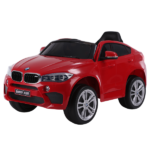Masinuta electrica BMW X6M, 12V7AH, motor 35Wx2, roți EVA, scaune din piele 8010253-2Rred