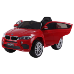 Masinuta electrica BMW X6M, 12V7AH, motor 35Wx2, roți EVA, scaune din piele 8010253-2Rred - imagine 2