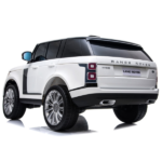 Masinuta electrica LAND ROVER RANGE ROVER, 24V7AH, motor 240Wx2, roți EVA, scaune din piele 8130030-2ARwhite - imagine 3