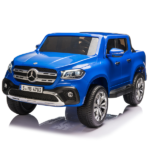 Masinuta electrica MERCEDES X-CLASS, 12V7Ah, motor 45Wx2, roți EVA, scaune din piele 8610019-2Rblue