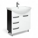 Dulap baie AGAT ANTROCIT cu 3 sertare