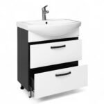 Dulap baie AGAT ANTROCIT cu sertare - imagine 2