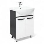 Dulap baie AGAT ANTROCIT cu usi