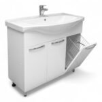 Dulap baie AGAT cu cos pentru rufe - imagine 3