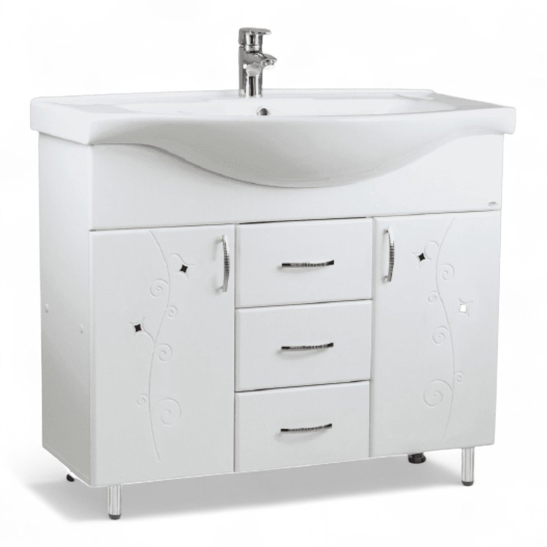 CRISTAL-cu-3-sertare-Photoroom-Photoroom.jpg Dulap baie CRISTAL cu 3 sertare - imagine 1
