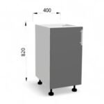 Dulap de bază FOX 400mm - imagine 2