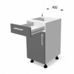 Dulap de bază FOX 400mm cu sertar sus - imagine 4