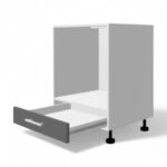 Dulap de bază pentru aragaz FOX 600mm - imagine 3