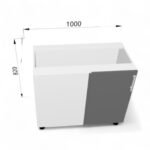 Dulap bază de colț FOX 1000mm pe dreapta - imagine 4