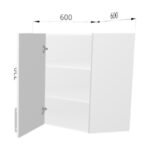 Dulap superior de colț FOX 600mm - imagine 3