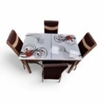 Set masă extensibilă cu 4 scaune: D4001