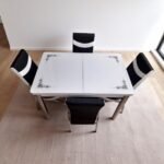 Set masă extensibilă cu 4 scaune: D4006 - imagine 2