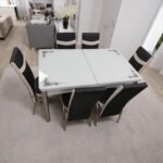 Set masă extensibilă  cu 6 scaune: D6006 - imagine 2