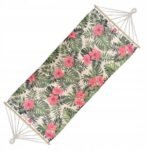 Hamac JUMI 200x80cm cu bara lemn (Tropical)