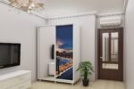 Dulap glisant D-100 (1.0m) Imprimare foto 1/2 (usa) - imagine 3