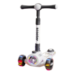 Trotinetă pliabilă cu trei roți, lumini LED și muzică BW2023 - imagine 5