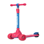 Trotinetă pentru copii cu trei roți, lumini LED și muzică BW603 - imagine 2