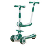 Trotinetă pentru copii cu trei roți, lumini LED și scaun BW670 - imagine 3