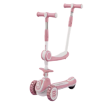 Trotinetă pentru copii cu trei roți, lumini LED și scaun BW670 - imagine 2