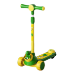 Trotinetă pentru copii cu trei roți, lumini LED, muzică și jucărie detașabilă BW810 - imagine 2