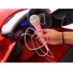 Masinuta electrica 6V7Ah, motor 380×2, roți EVA, scaun din piele C2103 - imagine 4