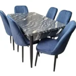 Set masă cu 6 scaune MDF