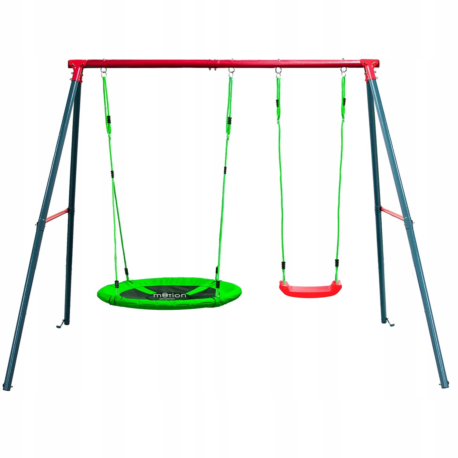 d43ac67c1e2e59208057884215a15d7e.jpg Leagan pentru copii cu doua locuri JUMI - imagine 1