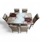 Set masă extensibilă cu 6 scaune: D6008