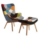 Fotoliu cu suport picioare WALTZ