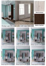 Dulap glisant DX-100 (1,0 m) Gravura - imagine 5