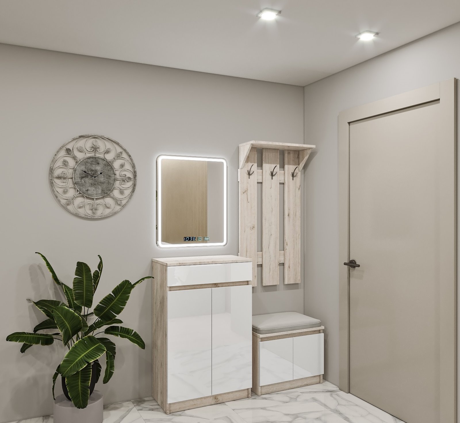 kartoma-v.jpg Mobilier antreu „AX-94” (luciu) - imagine 1