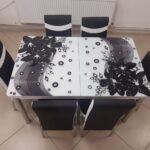 Set masă extensibilă cu 6 scaune: D6003