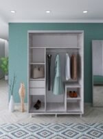 Dulap glisant DX-140 (1,4 m) Gravura - imagine 5