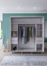 Dulap glisant DX-200 (2,0 m) Gravura - imagine 2