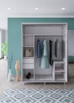 Dulap glisant DX-160 (1,6 m) Gravura - imagine 4