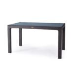 Masa Rattan cu sticla